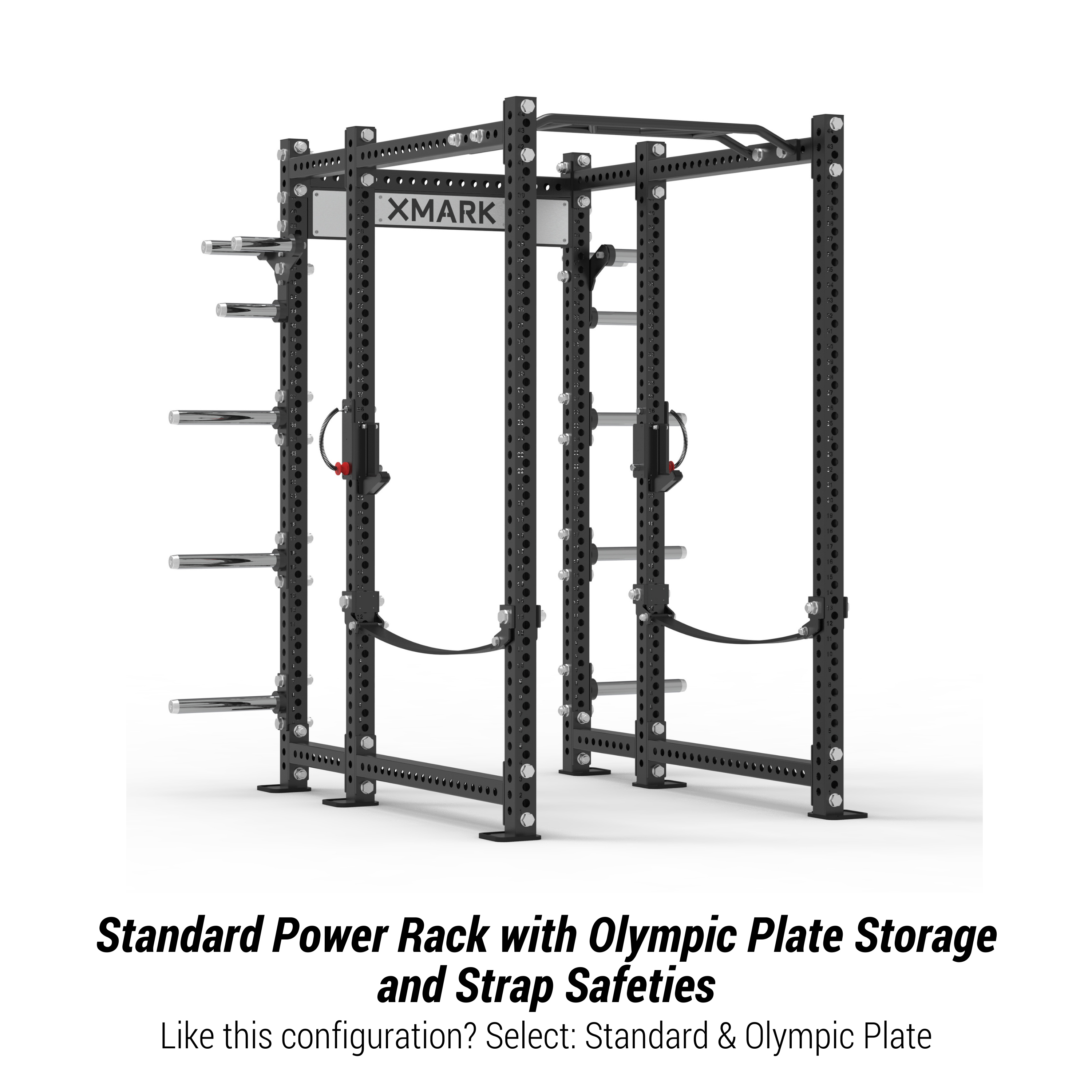 Viper Power Rack with Storage & Strap Safeties