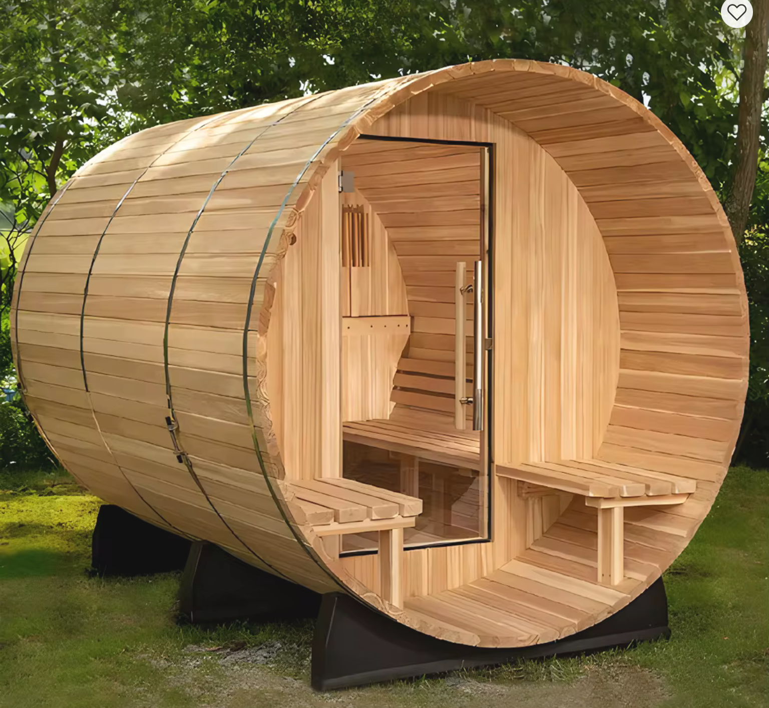 Demo Liberty Outdoor Barrel Sauna