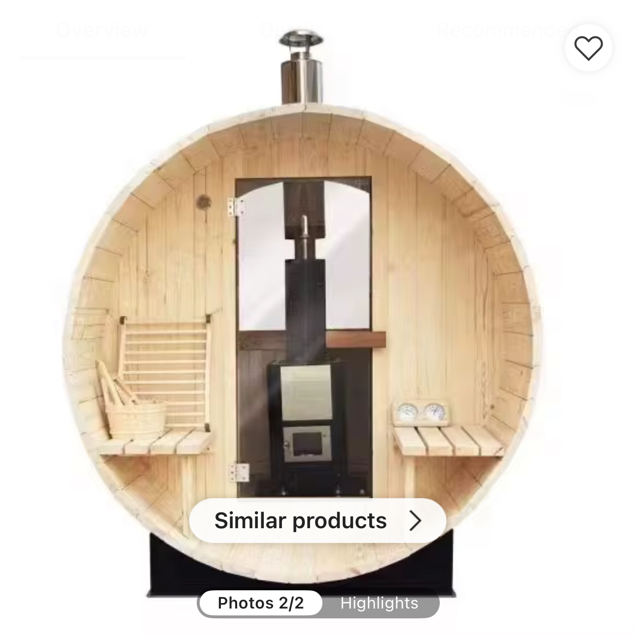 Demo Liberty Outdoor Barrel Sauna