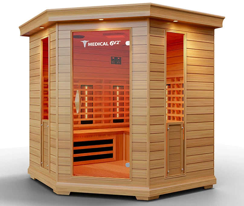 6 Person Indoor Infrared Full Spectrum Sauna | Medical 6 Plus™