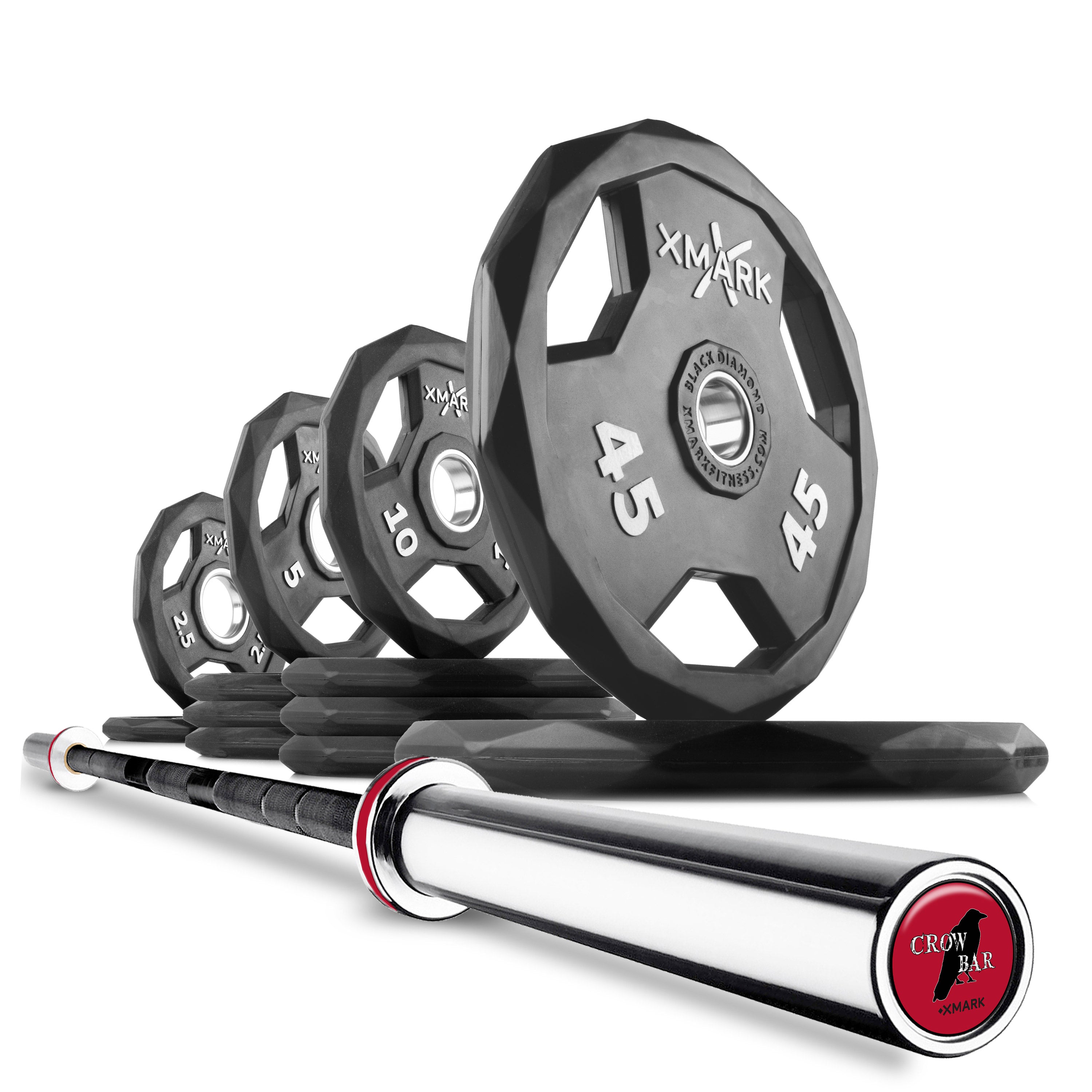 Black Diamond® Olympic Weight Plates and Olympic Barbell Sets