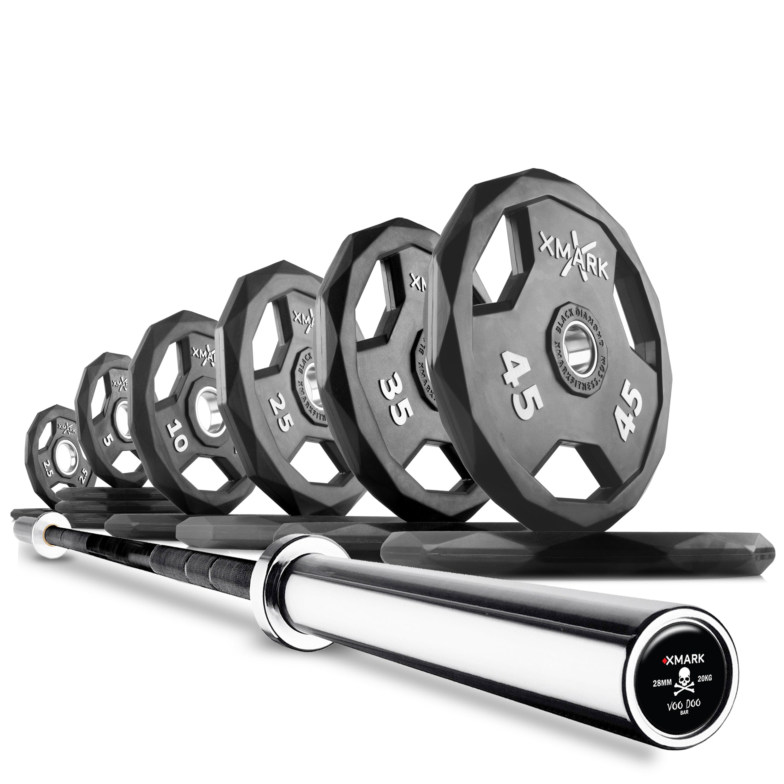 Black Diamond® Olympic Weight Plates and Olympic Barbell Sets