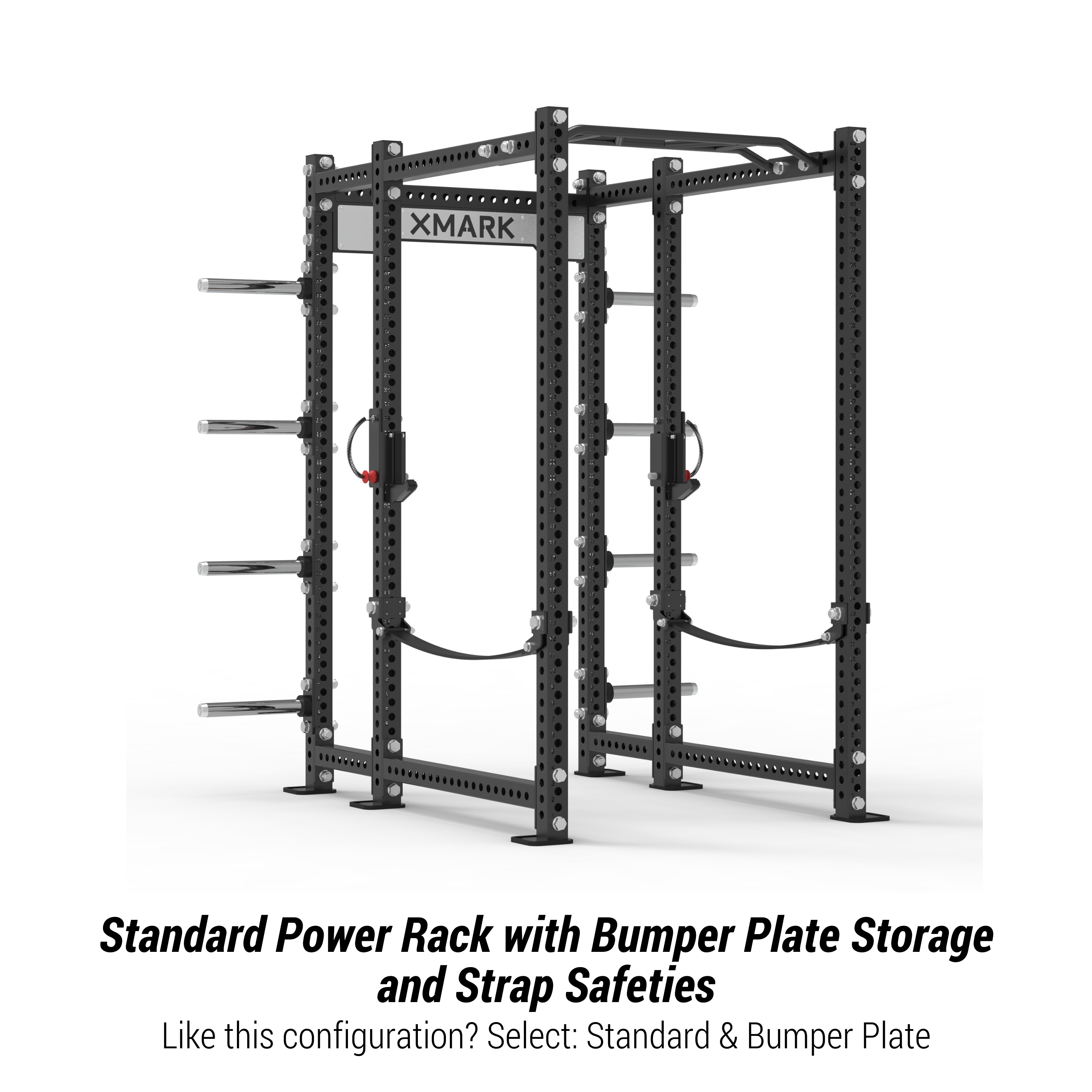 Viper Power Rack with Storage & Strap Safeties