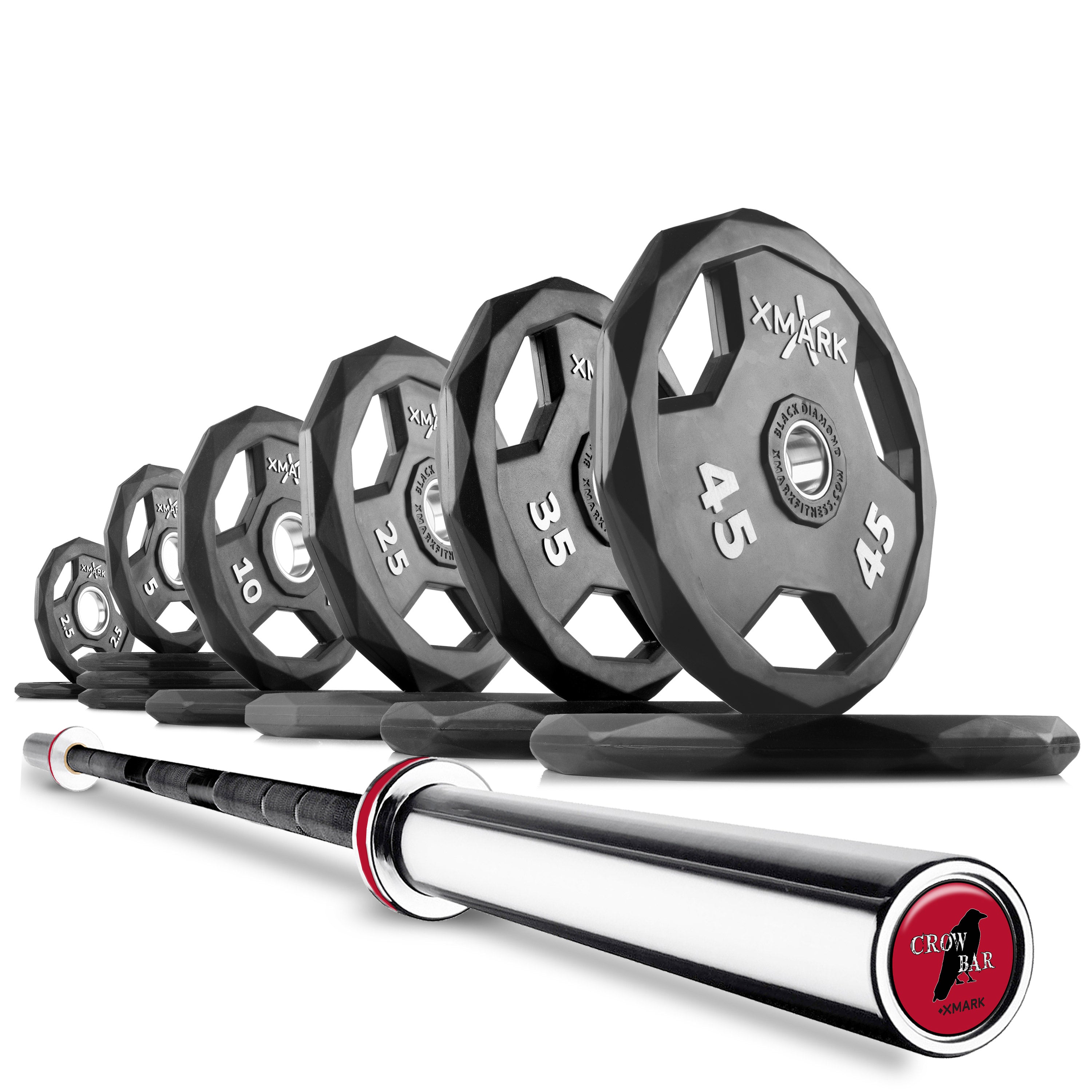 Black Diamond® Olympic Weight Plates and Olympic Barbell Sets