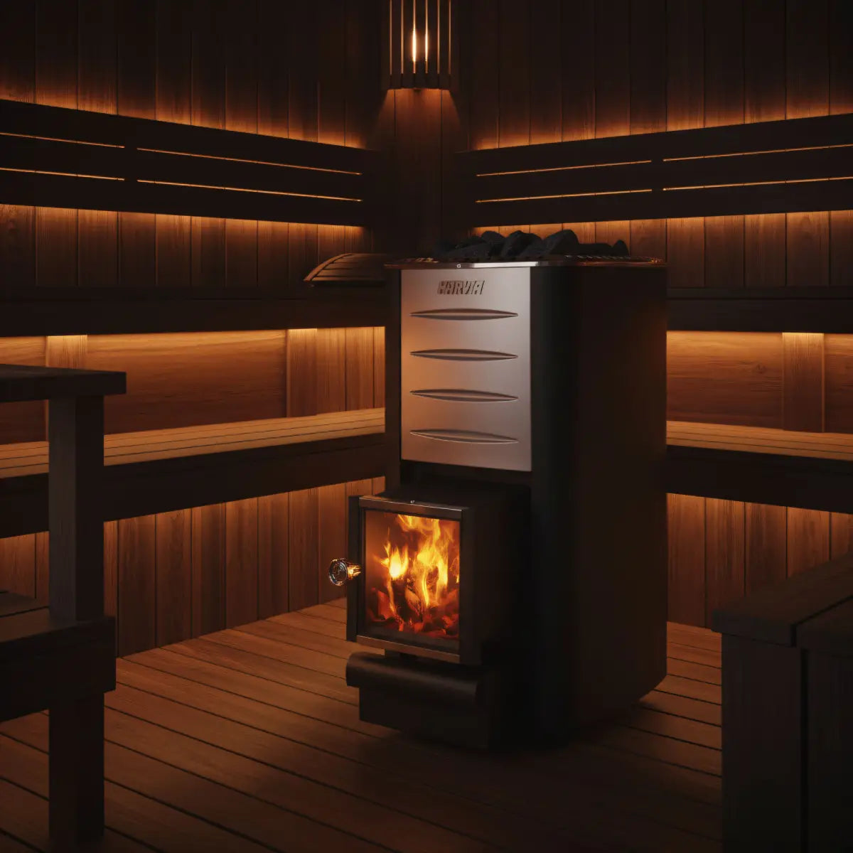 Harvia M3 SL WKM3SL Wood Burning Sauna Stove - Finnish Sauna Builders
