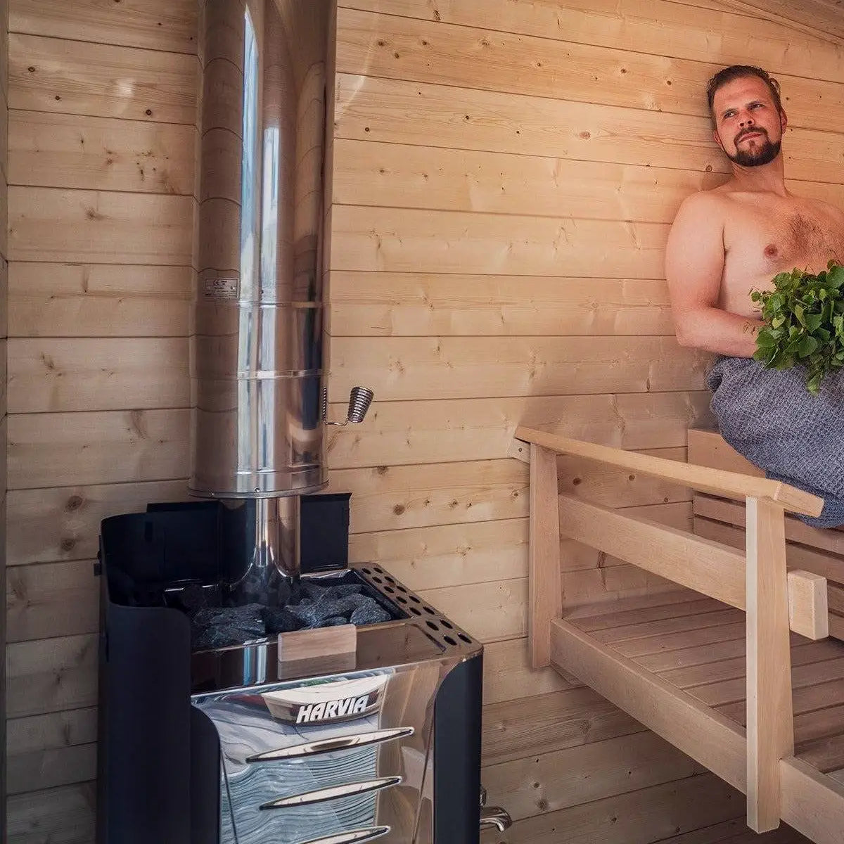 Harvia Pro 26 WKPR26M Wood Burning Sauna Stove - Finnish Sauna Builders