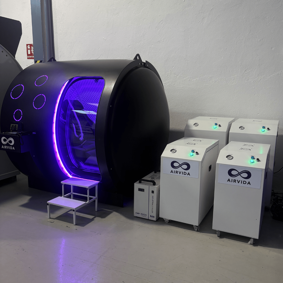 2.0 ATA Hardshell Multiplace Hyperbaric Chamber with BIBS Mask