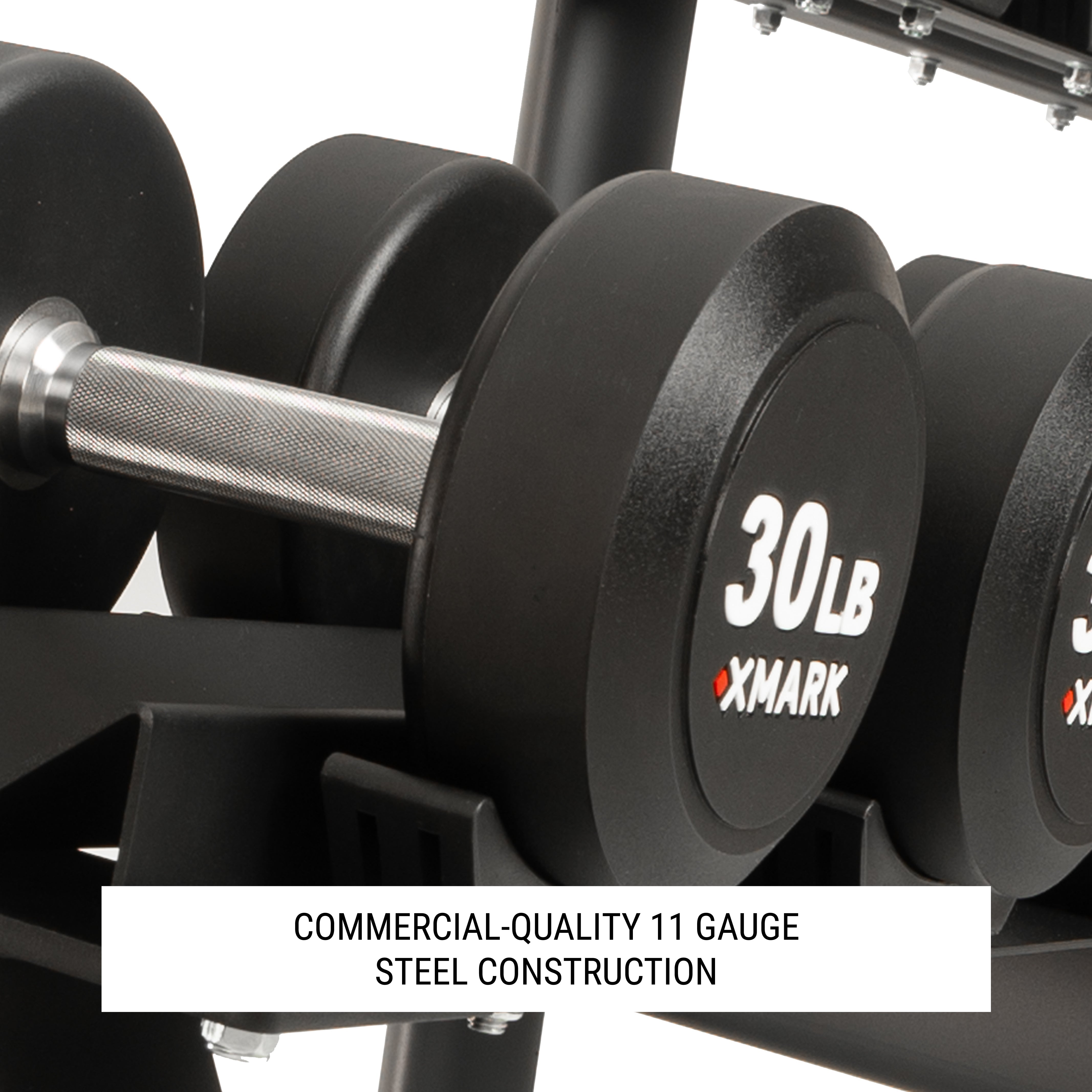 Commercial 3-Tier Dumbbell Racks - 15 Dumbbell Pairs